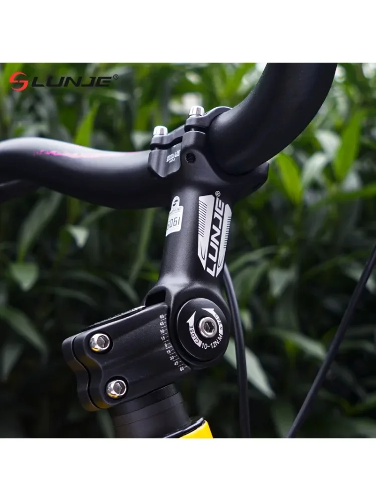 AliExpress LUNJE Adjustable Road Mountain Bicycle Stem MTB Bike Table 90/110/130mm Rod Front Fork Stem for 25.4/31.8mm Handlebar Power Parts