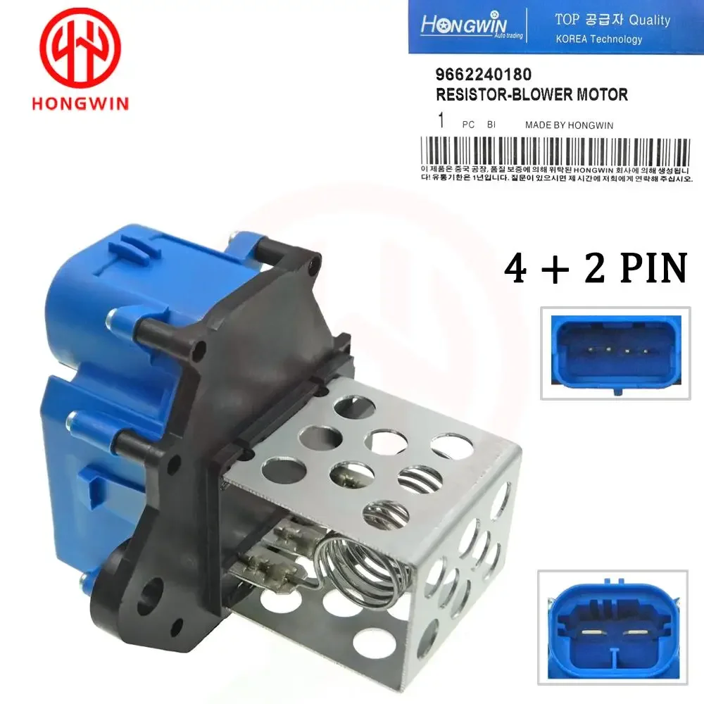 

9662240180 Новый двигатель вентилятора радиатора сопротивление для Citroen C4 для Peugeot 307 308 Partner 3008 5008 9673999980 1308CX