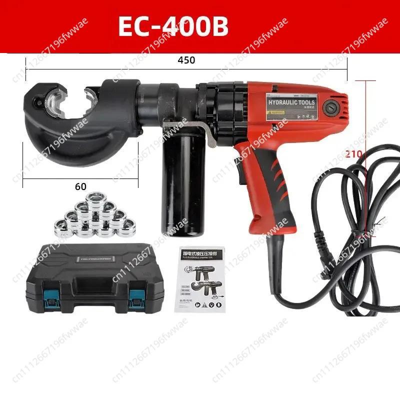 Plug-in Electric Hydraulic Crimping Pliers 16-400mm² for Copper Aluminum Cable Terminal Pressing