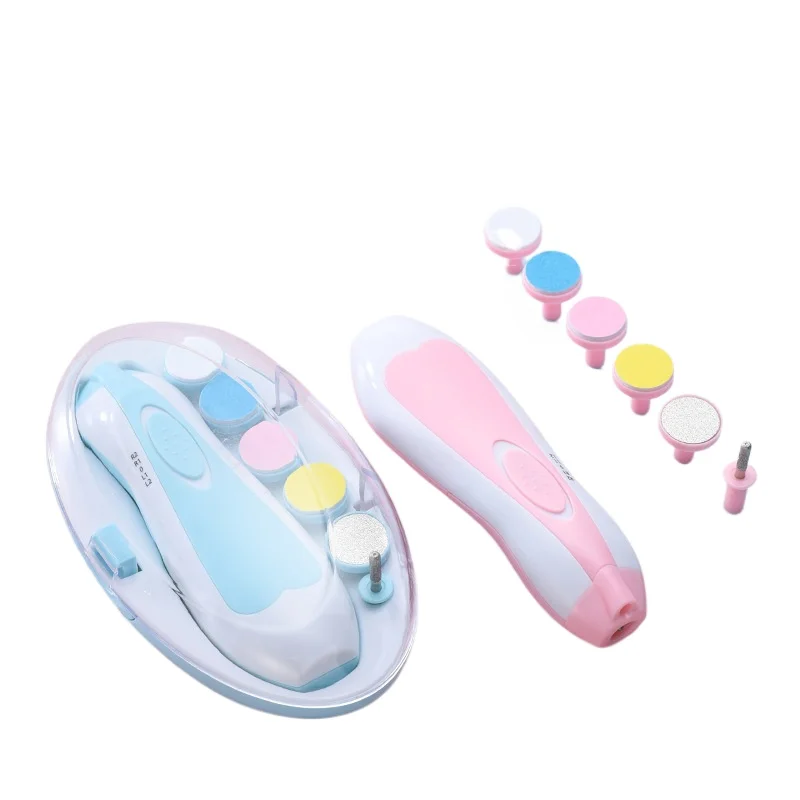 Coupe-ongles électrique pour bébé, lime à ongles, outil de polissage, kit de soin facile à couper, accessoires pour nouveau-nés, articles pour enfants