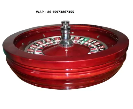 Luxury Casino Red Color 32 Inch Roulette Wheels with High Quality Solid Wood for Professional Casino With Roulette Ball for Free