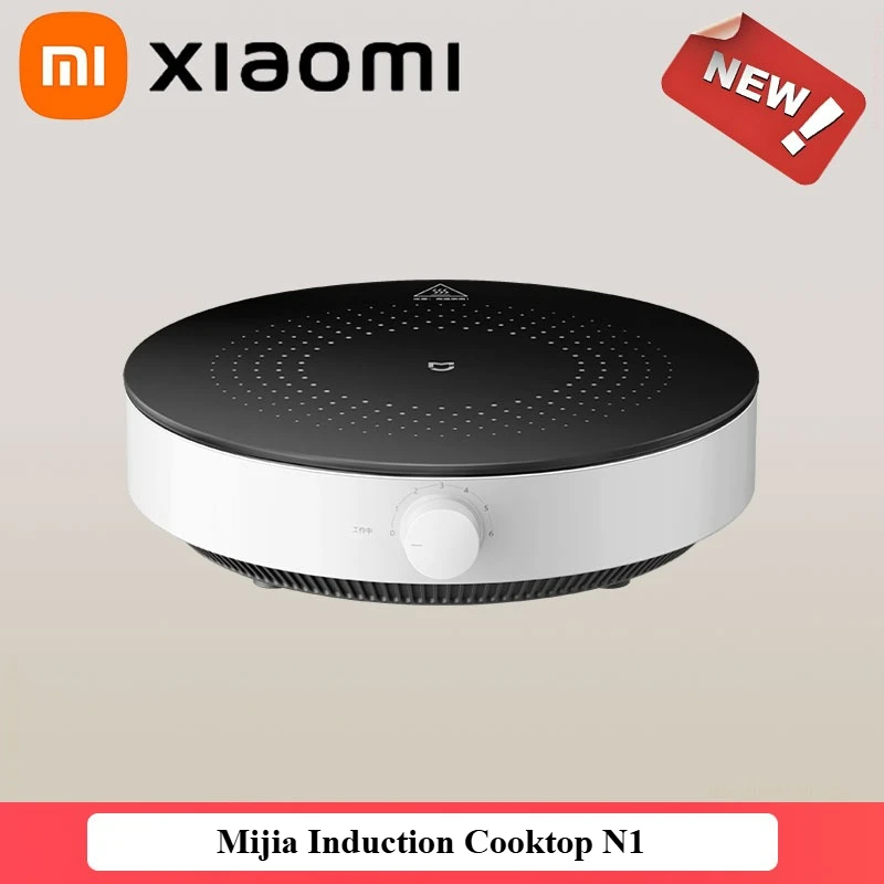 Xiaomi Mijia Induction Cooktop N1,6 Gear Fire Adjustment,8 Safety Protection,2100W High Power Magnetic Induction Cooker for Home