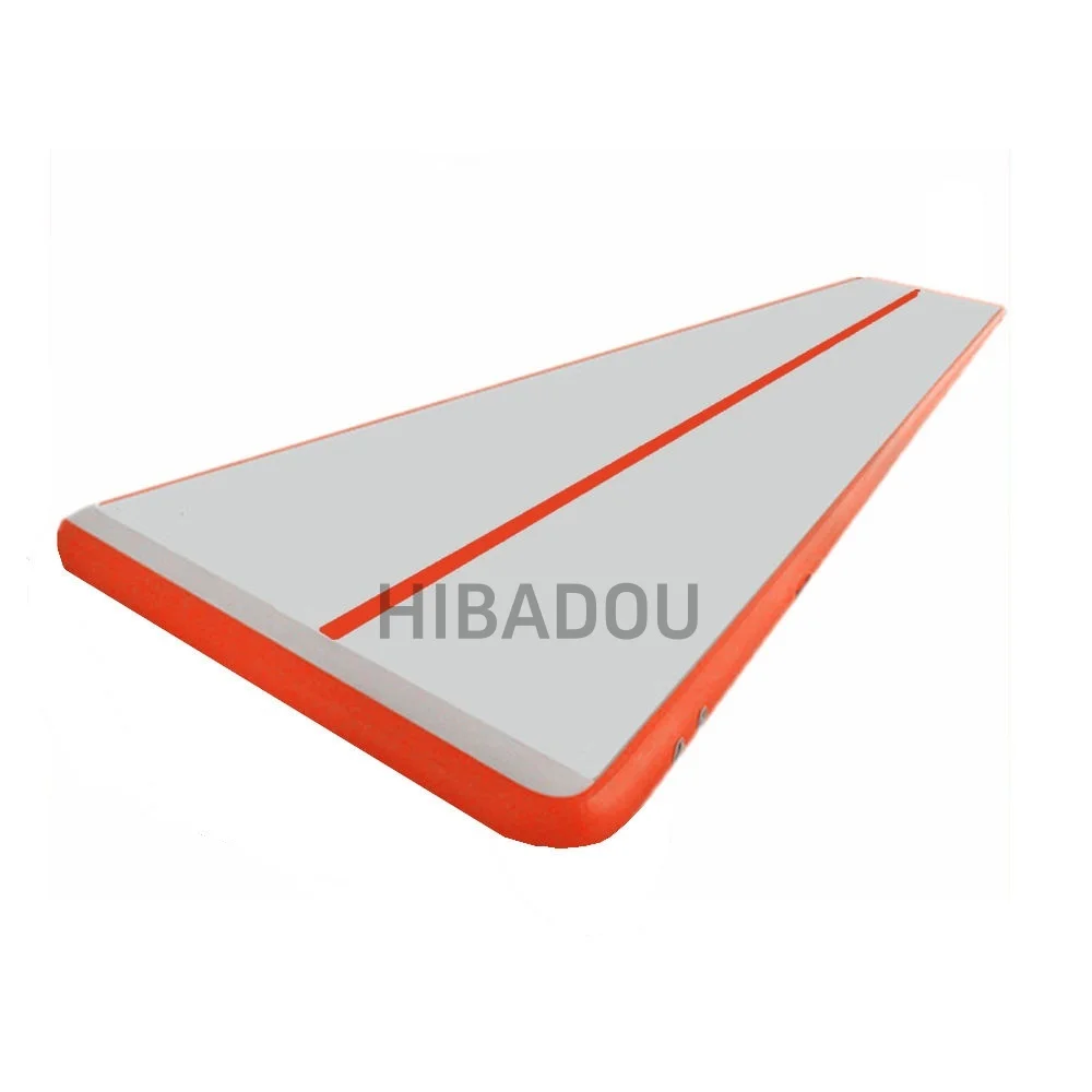 Tapis gonflable de culbutage d'air, 4x2m 5x2m 6x2m, piste de gymnastique, tapis d'air de 8 pouces d'épaisseur pour usage domestique/entraînement/Cheerleading