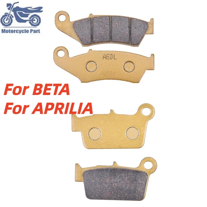 Motorcycle Front Rear Brake Pads Set For APRILIA MXV RXV 450 550 For BETA 200 250 300 350 400 430 450 480 RR Enduro Racing 2T
