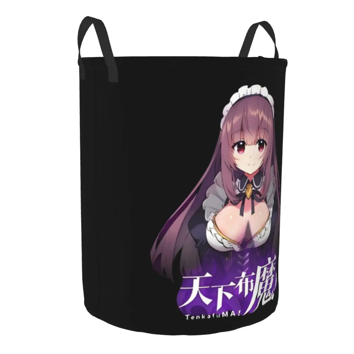 Japan Anime Tenkafumas Comic Laundry Basket Foldable Large Clothes Storage Bin Game Baby Hamper