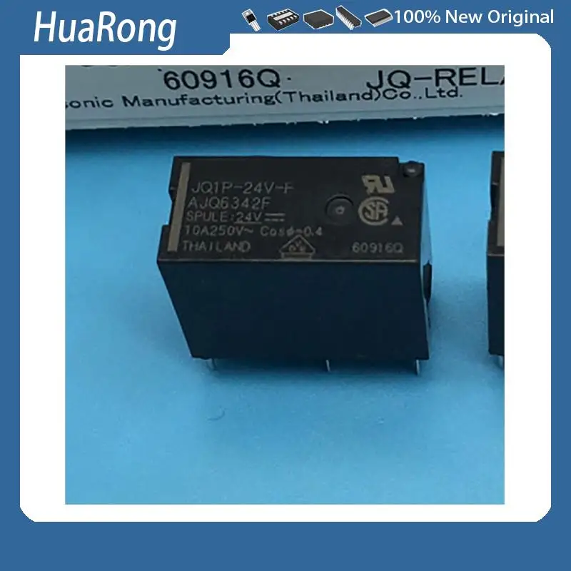 

New 10pcs/lot 100% original relay JQ1P-24V-F AJQ6342F JQIP-24V-F JQ1P-24V 10A 250V 24V PIN5