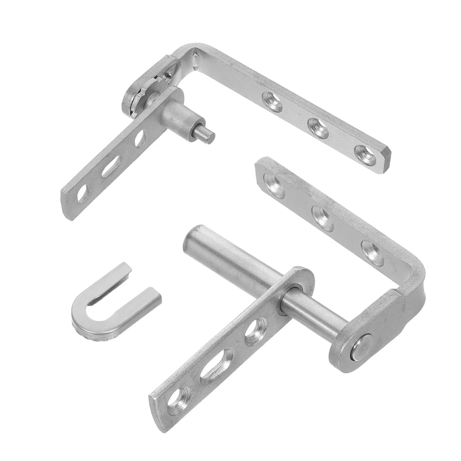 

2Pcs Stainless Steel Door Hinges Louvre Self Closing Gravity Swinging Hardware Replacement for Saloon Door Self Closing Hardware