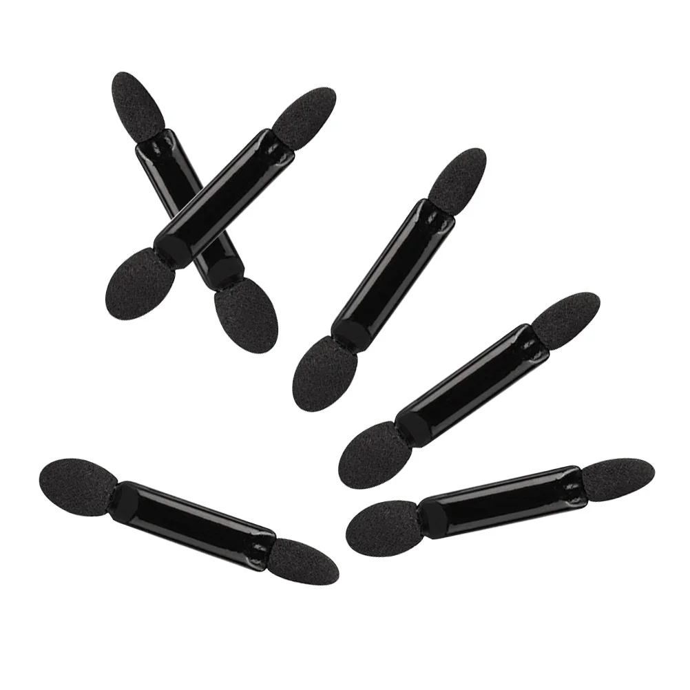 50 قطعة من فرش توزيع ظلال العيون الاحترافية ذات الأطراف المزدوجة، تصميم مثالي لترطيخ التظليل وتسليط الضوء على