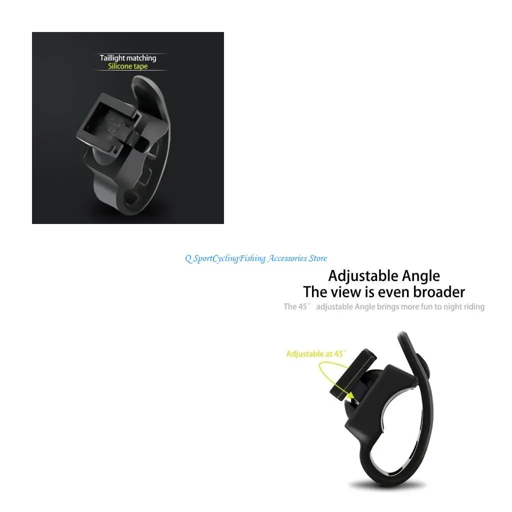 

Quickly Install Waterproofed Silicones Bicycles Light Mount Holder Belt Bases