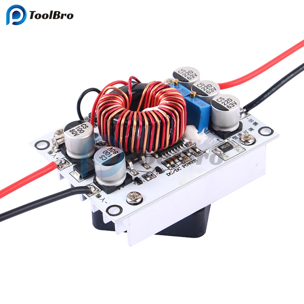 180W 50W 30W CC CV Adjsutable Charging Power Supply DC-DC Step Up Down Buck Boost Converter Voltage Regulator 10-70V to 2.5-58V