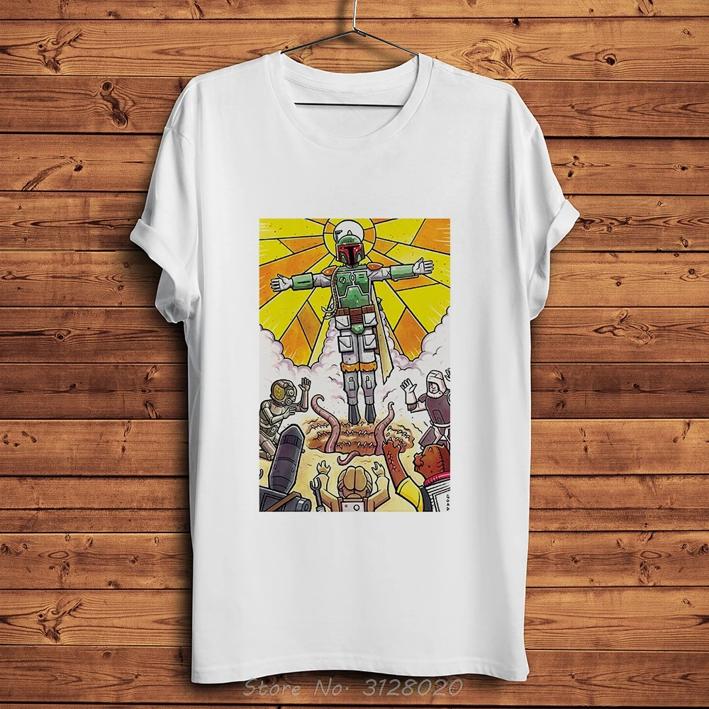 The Ascension Of Boba Fett Funny t-shirt Men New White Casual Tees TShirt Hipster Unisex Streetwear T Shirt Harajuku