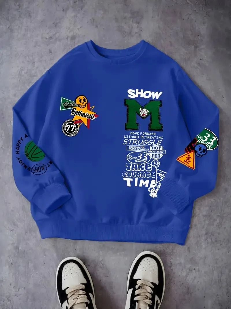 Thumbnail 3 - #26 Latest Mens Round Neck Hoodies Offers