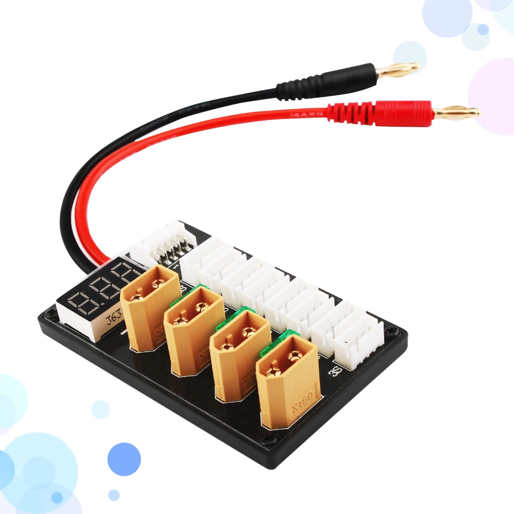 

1pc Parallel Charging Adapter Board Fuse Protection Fast Balanced High Safety Aluminum Case Fireproof