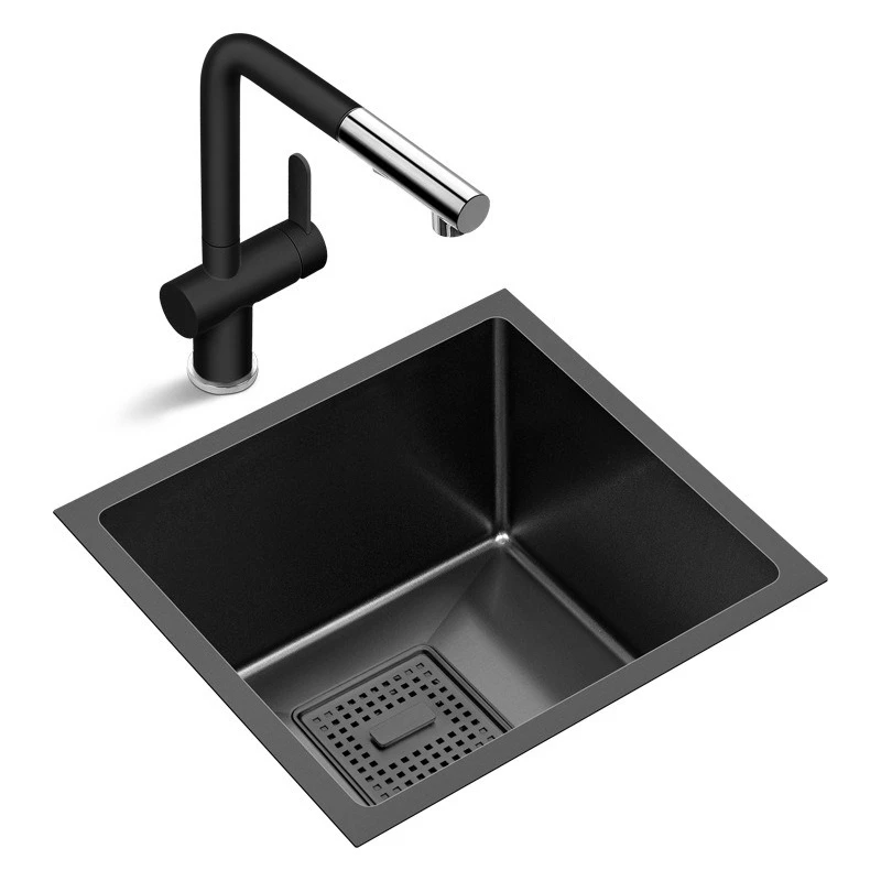

Black nano, thickened 304 stainless steel, handmade sink