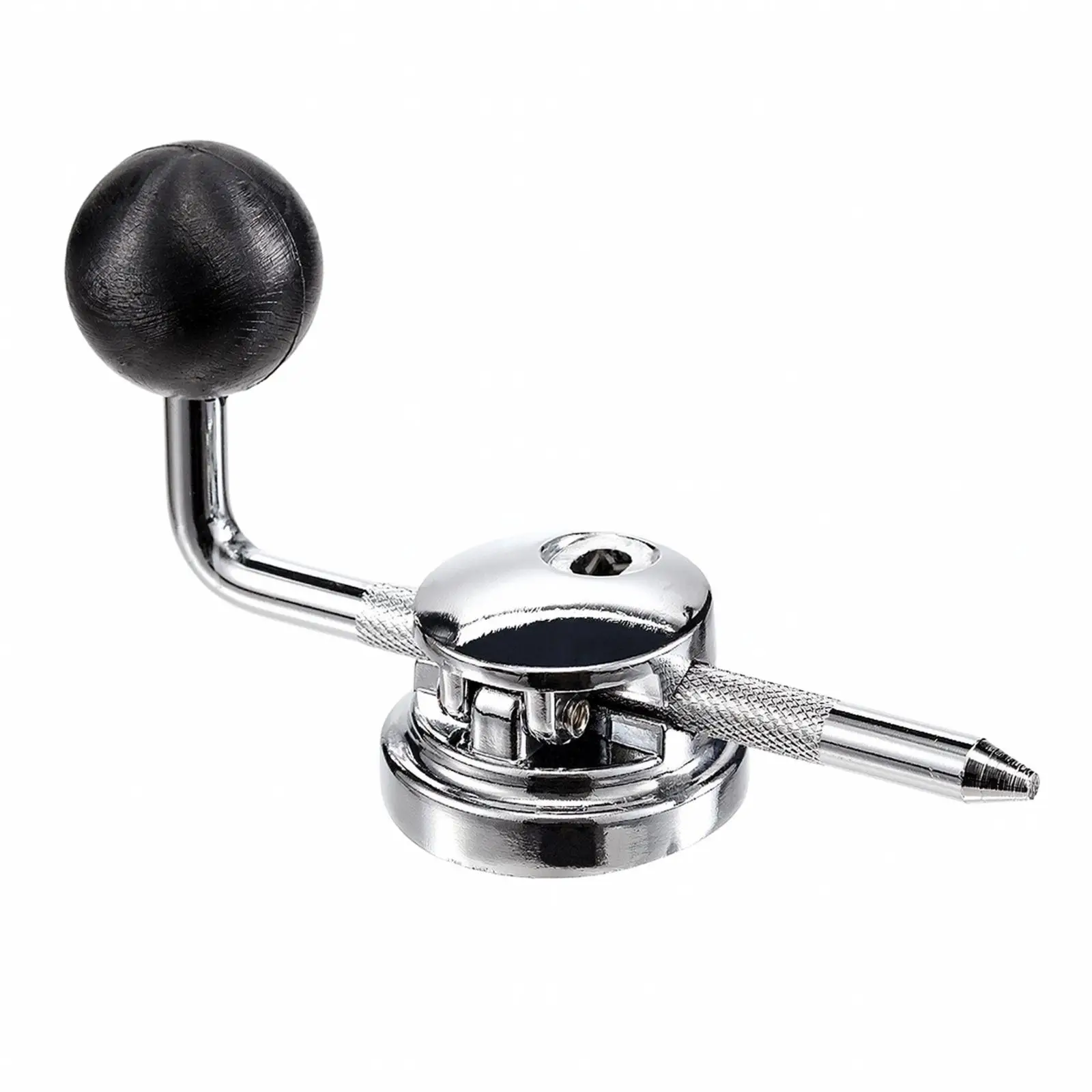 All-Purpose-Rod with Ball Joint | Knurled Slip-Resistant Shaft, Sturdy Metal Construction, L Rod Ball Arm, for Stage
