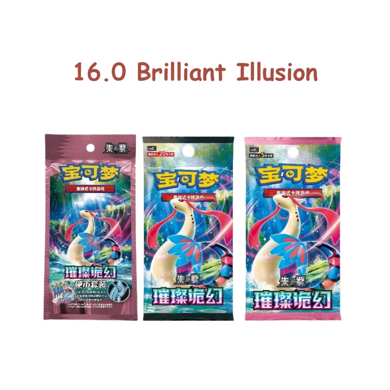 

NewOriginal PokéMon Card Ptcg Csv8c Bright Fantasy Booster Box/Pack Coin Set Chinese Version Trading Card Collection Toy Gifts