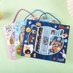 Primary School Kids Pupil Kindergarten Birthday Gifts Children's Gifts Pencil Eraser Ruler Sets Student Stationery Sets