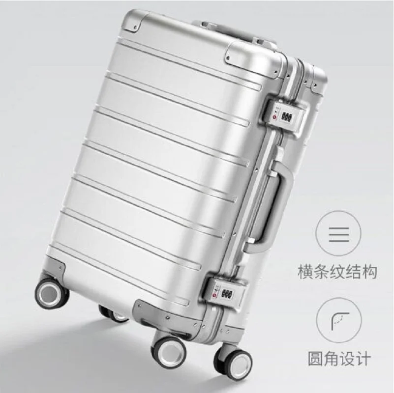 

CARRYLOVE High Quality Fashion 20 Inch Size 100% Aluminum-magnesium XM90 Rolling Luggage Spinner Brand Travel Suitcase