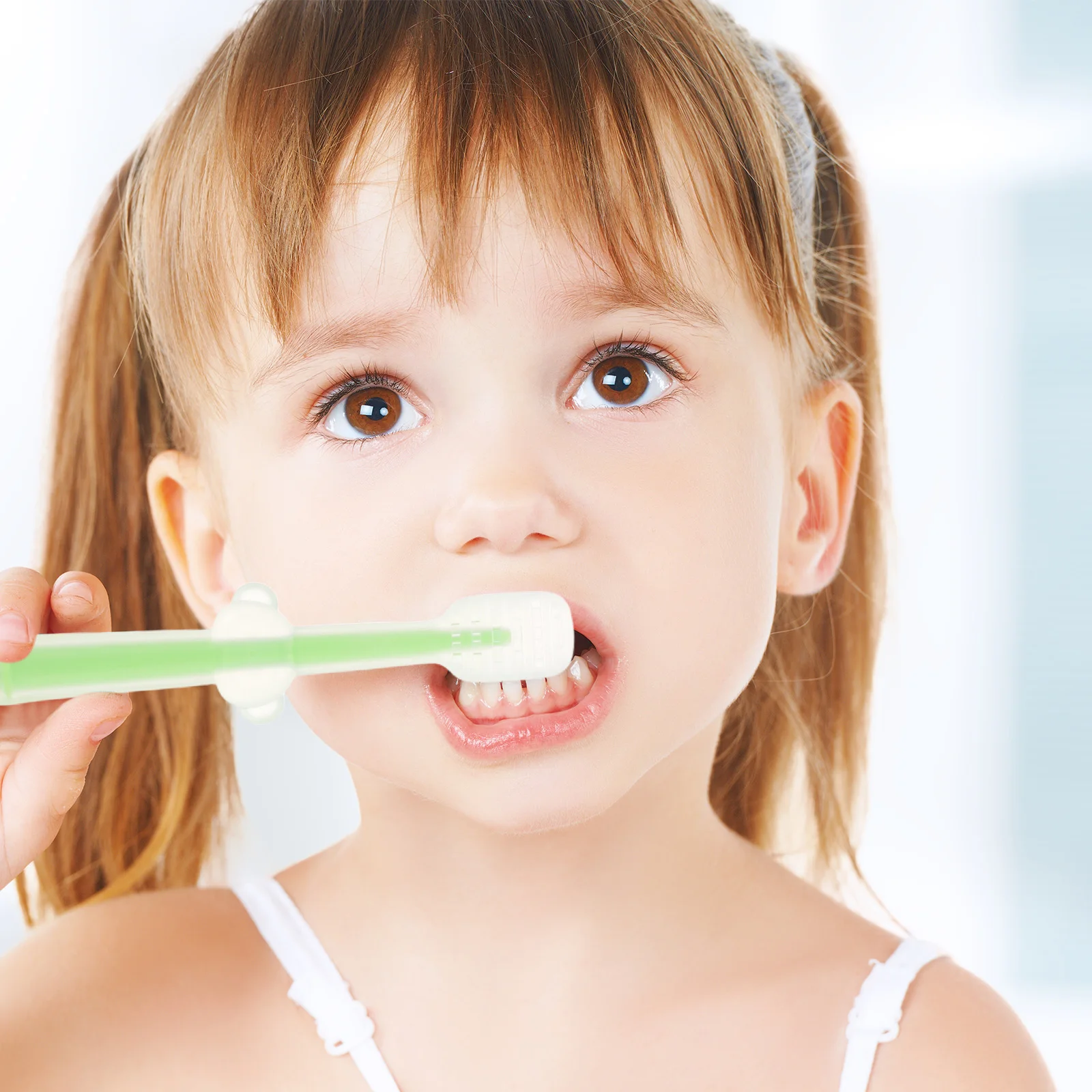 

Three Piece Suit Children's Silicone Toothbrush Baby Silica Gel Kids Whole Mouth