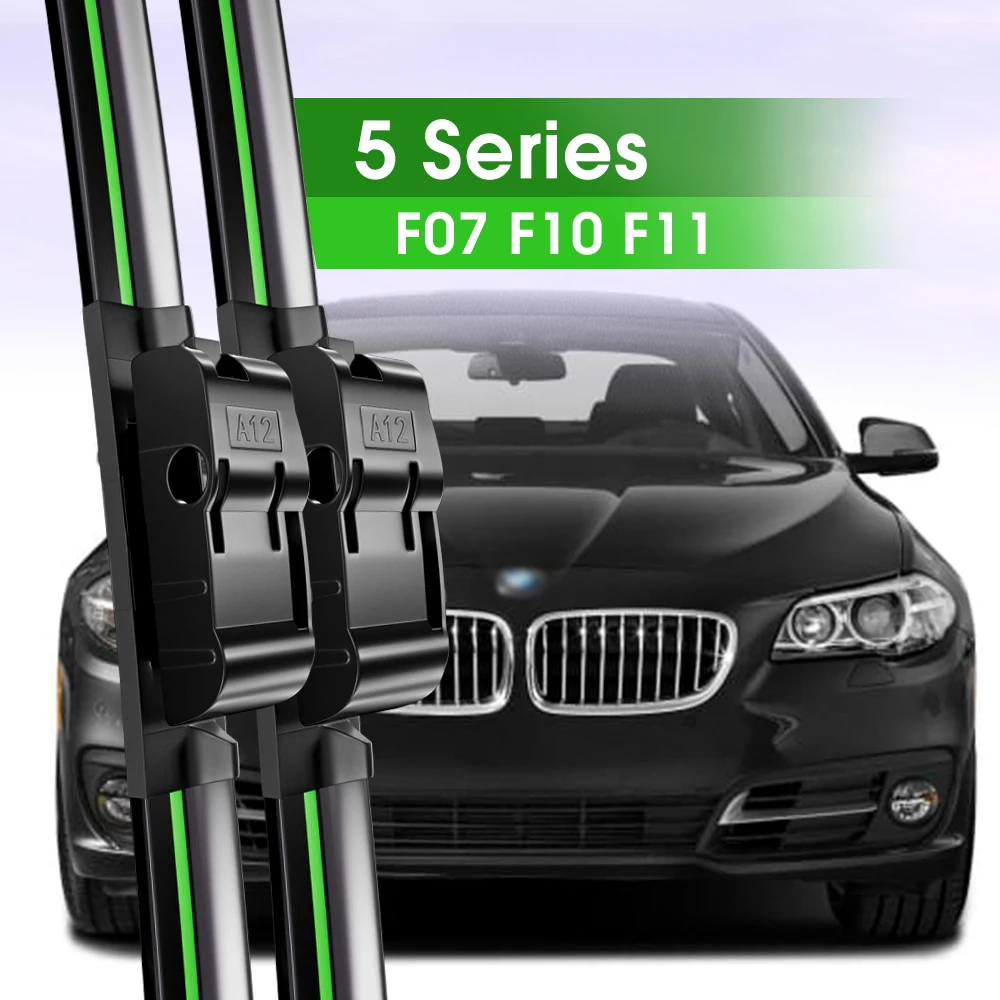 2pcs Front Windshield Wiper Blades For BMW 5 Series F07 F10 F11 2010-2016 2012 2013 2014 2015 Windscreen Window Accessories