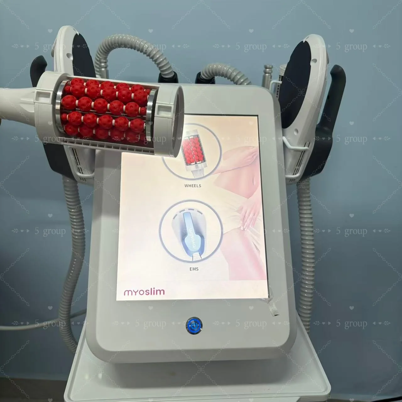 EMS Body Sculpting Machine 360 Rolling Cellulite Vibration Inner Ball Roller Machine Professional Fat Burning Muscle Building