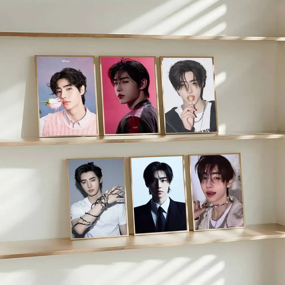 Pósteres clásicos vintage del cantante pop Park Sunghoon, decoración, pintura, arte de pared, papel Kraft blanco, decoración de habitación Kawaii