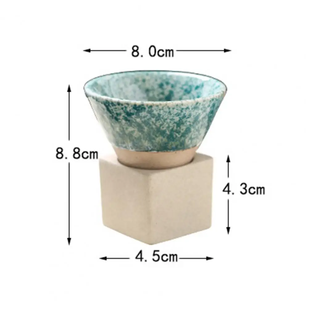 Tapered Coffee Cup Handmade Japanese Style Pottery Coffee Cup Set Heat-resistant Latte Cappuccino Tea Espresso for Coffee