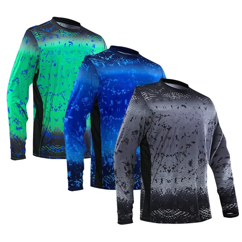 

Explosive style Shirt Long Sleeve Sunblock Shirt Fishing Shirt For Men Long Sleeve Sun Protection Uv Upf 50+ T-shirts