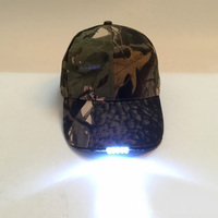 5 LED lamp Cap Battery Powered Hat With LED Light Flashlight For Fishing Jogging Baseball Cap Lighting Fishing Hat