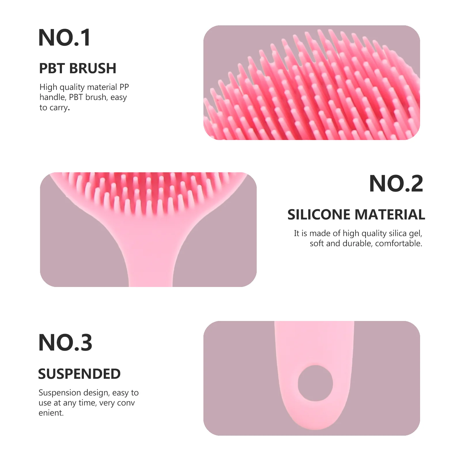 Brush Scrubber Body Shower Silicone Bath Handle Exfoliating Long Bathing Exfoliator Scalp Dry Shampoo Scrub Toilet