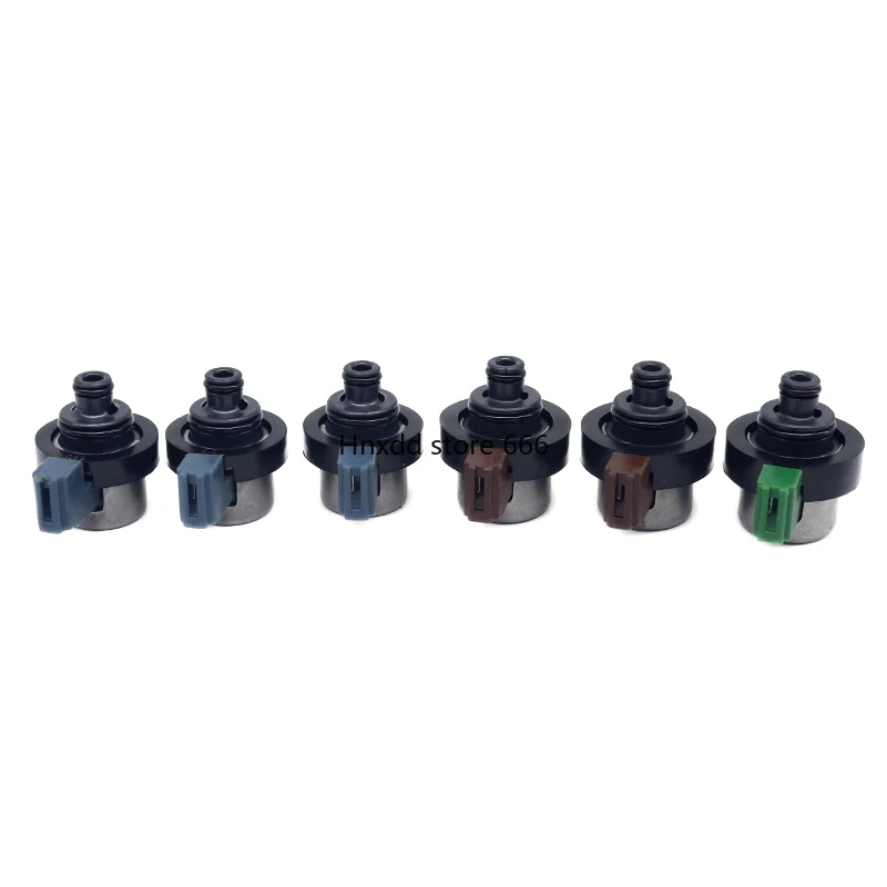 6 Pcs Transmission Solenoid Valve Kit 4EAT 31939-AA191 31939AA130 31939AA160 for Subaru Baja Forester Impreza Legacy Outback