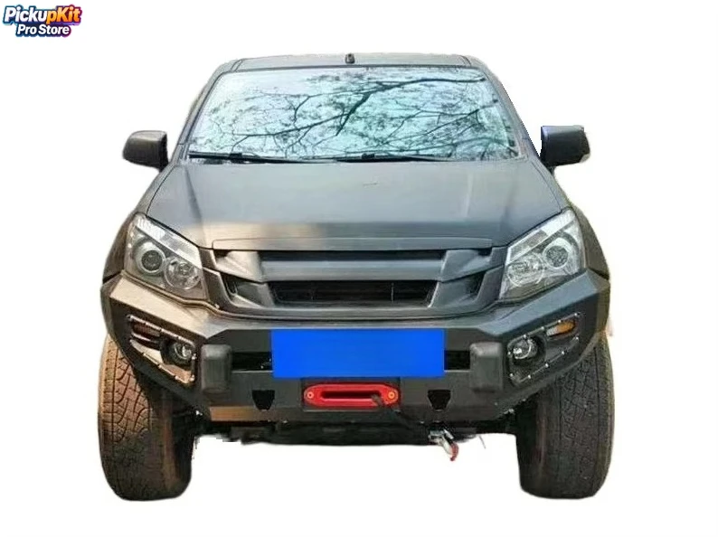 

High Quality Dmax Heavy-Duty Off-Road Steel Bull Bar Front Bumper for D-MAX 2nd Gen