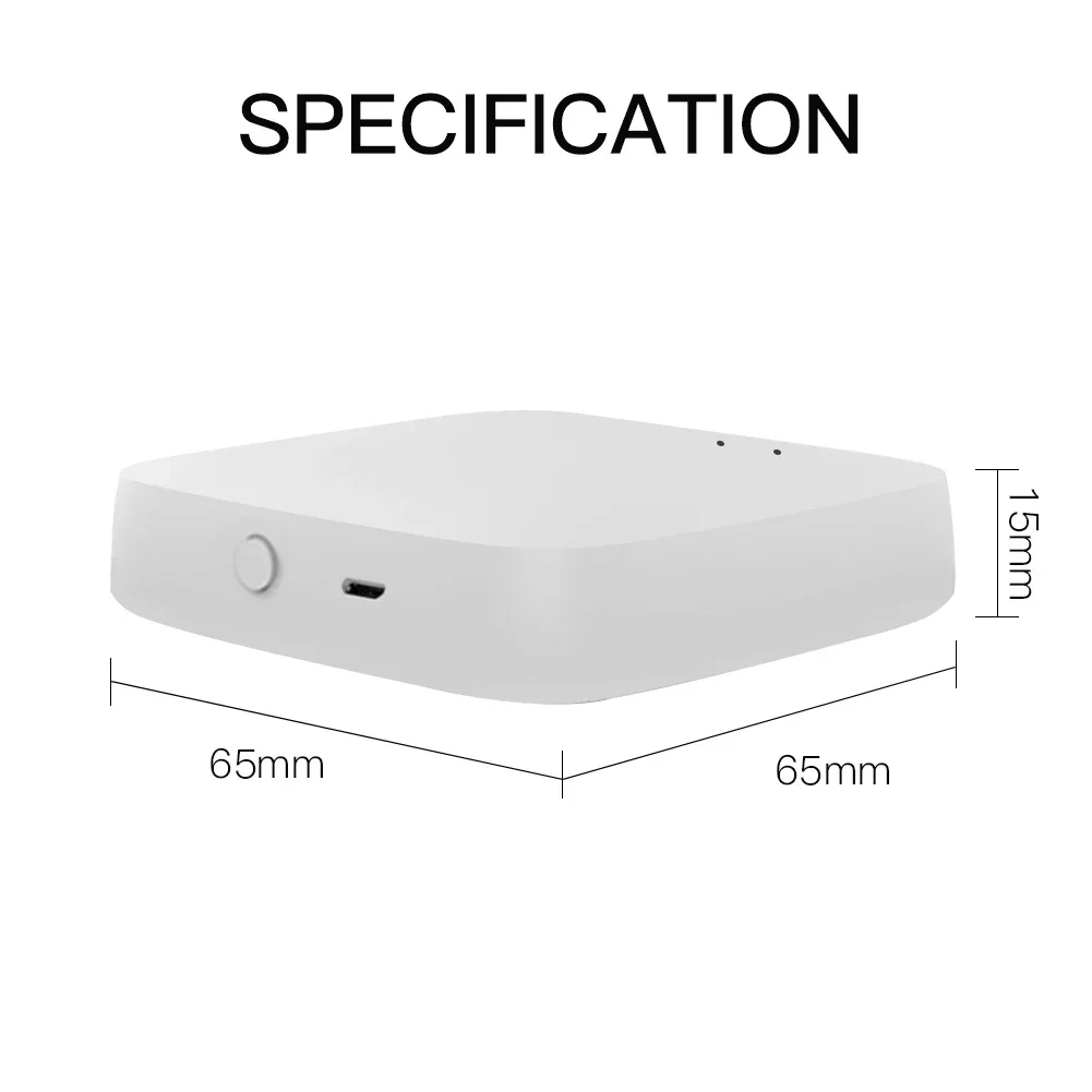 MOES-Hub de enlace inalámbrico ZigBee, Hub con cable, puente multimodo, control remoto por Bluetooth, malla, aplicación Smart Life, Alexa y Google