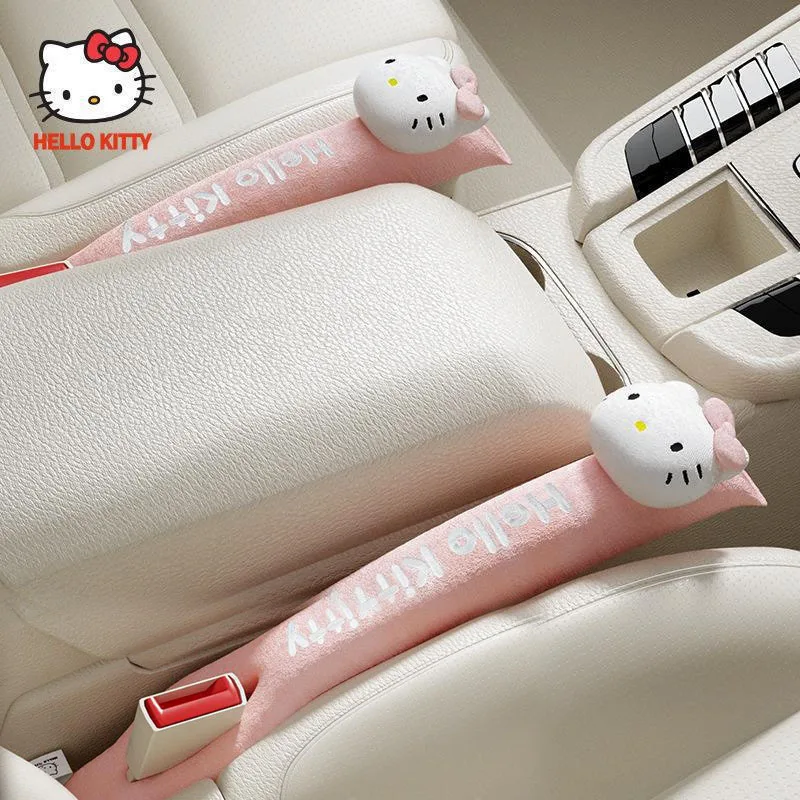 

Милый Hello Kitty, наполнитель зазора для автомобильного сиденья, заглушка для бокового шва, полоска для украшения интерьера автомобиля, наполнитель, универсальный Kawaii, мягкий блок-пуля