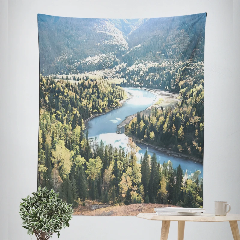 Home decorations room decor wall tapestry aesthetic bedroom aesthetic wall art large fabric wall tapestry - view 2