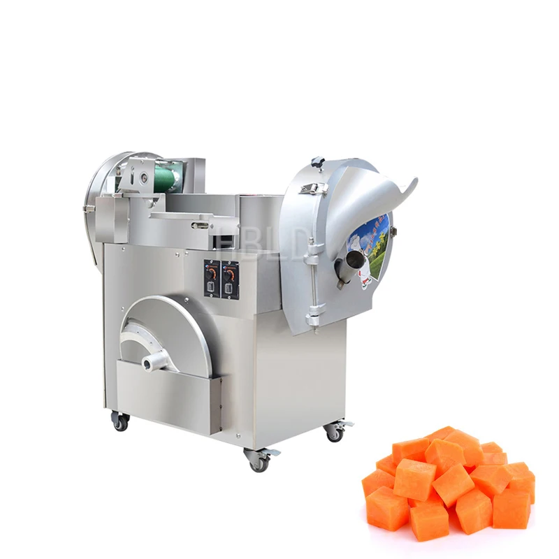 Large Capacity Automatic Vegetable Cutter, Carrot, Potato, Cucumber Shredder, Electric Onion Dicer