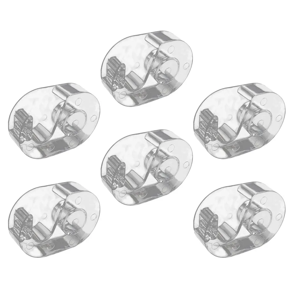 6 Pcs Eyelash Tape Transparent Acrylic Dispenser School H y Adhesive Professional Safe Lightweight Beauty Tool