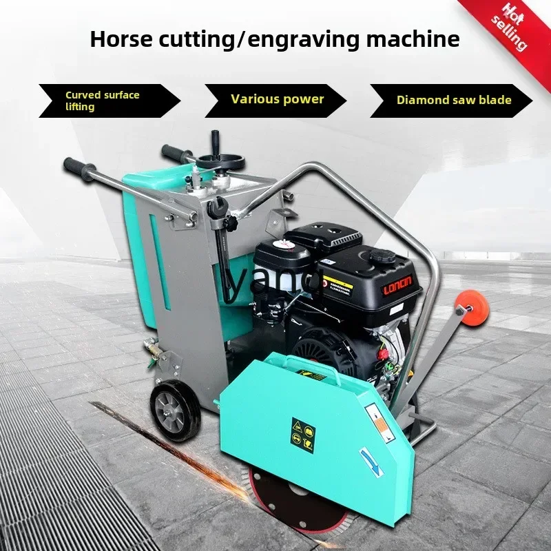 LTT Road Cutting Machine Electric Seam Cutting Machine Concrete Cement Highway Surface Cutting Seam Engraving Machine