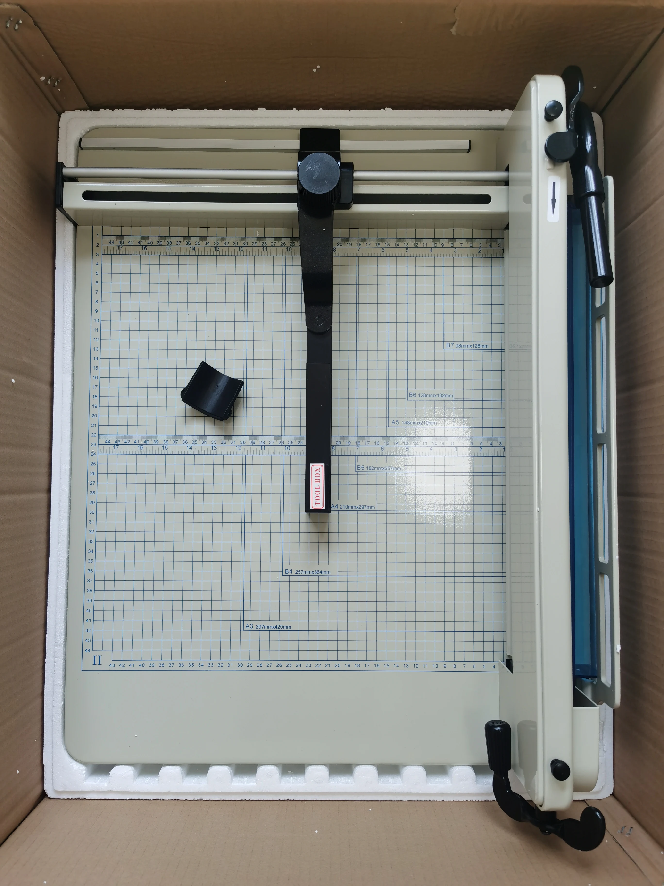 ZEQUAN 858 A3 Manual Heavy Duty Paper Cutter Thick Layer Cutter 16 Inch Paper Trimmer For Cutting 400 Sheets