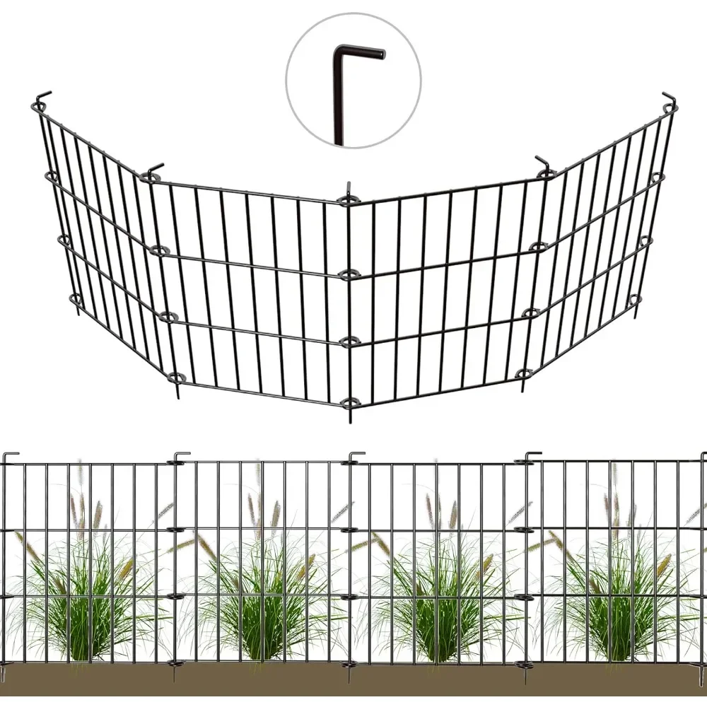 

Decorative Garden Fenceo Dig Dog Animal Barrier Fence Rustproof Metal Wire Panel Border