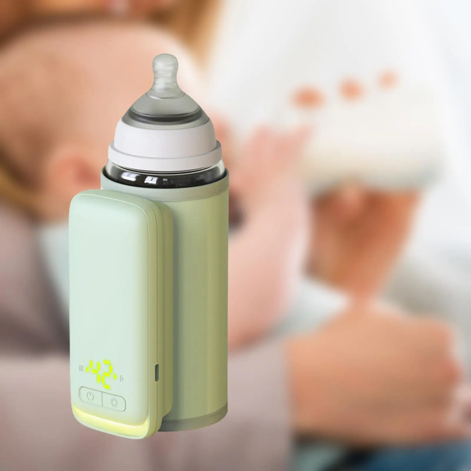 

Baby Bottle Warmer Constant Temperature Lightweight Baby Milk Heating Keeper for Nursing Picnics Car on The Go