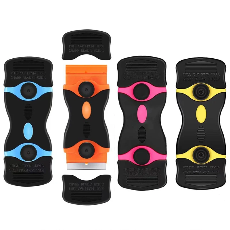 

1 шт. автомобильный/домашний пластиковый/металлический скребок с лезвием для очистки окон, стекол, удаления виниловой пленки и клея