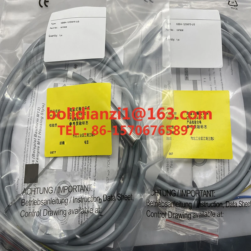 NBB4-12GM75-US Sensor original, novo