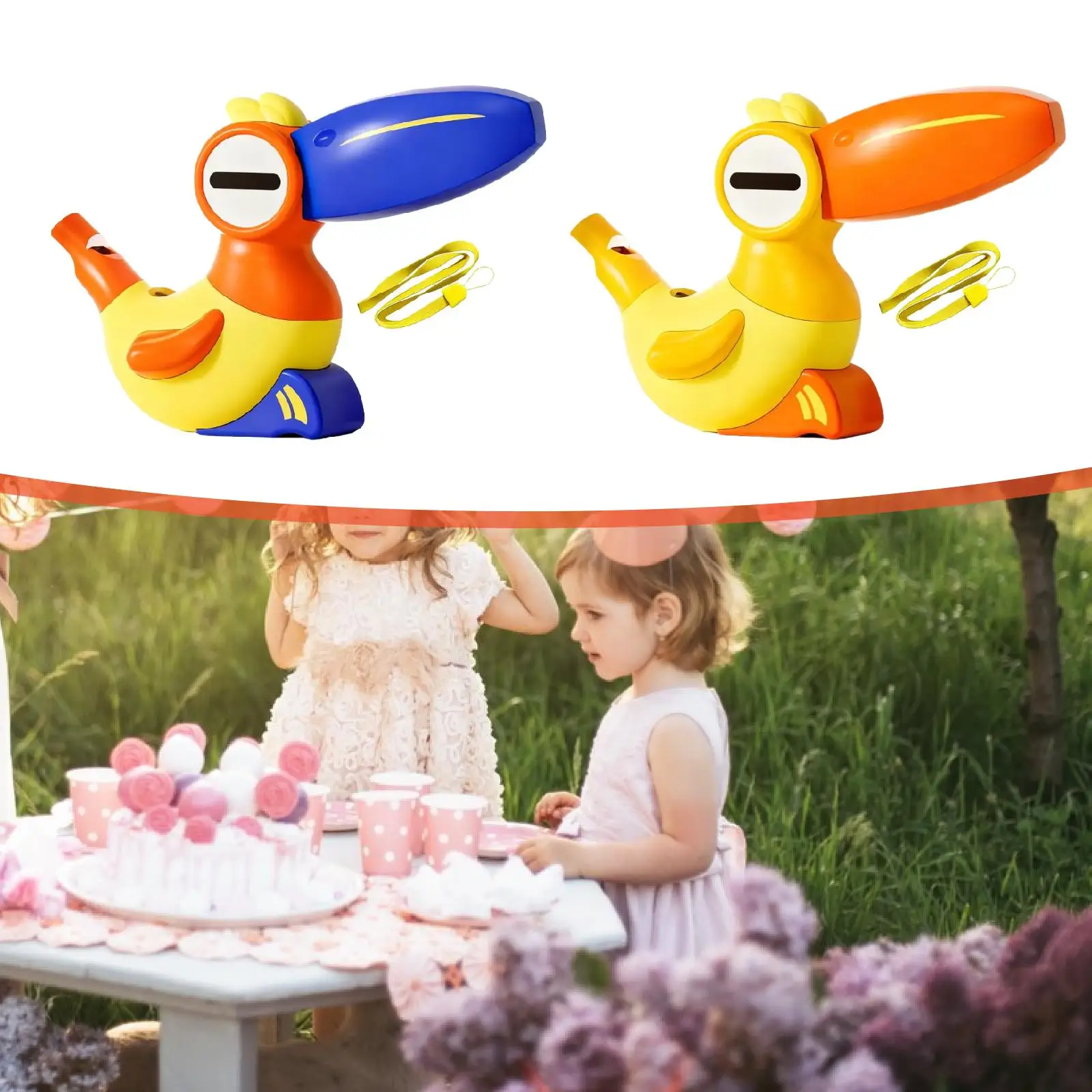 Vogel Waterfluit Vroeg Educatief Cadeau Lichtgewicht Schattig Lawaaimaker Vogeloproep Fluitje Muziekinstrument Speelgoed Jongens Meisjes