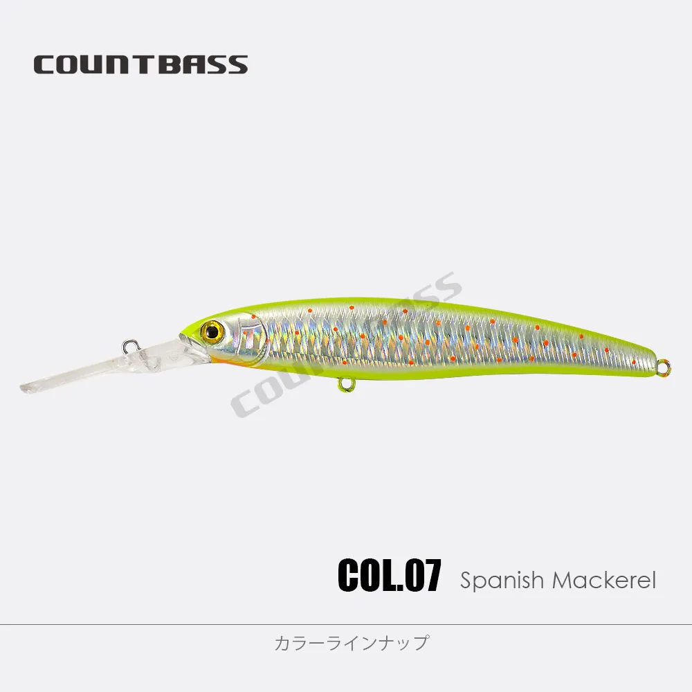 Countbass Floating Deep Diving Minnow 110mm 4-1/3" 14.5g 1/2 oz. Dive 3m Hardbaits Fishing Leurres Wobbler Lures