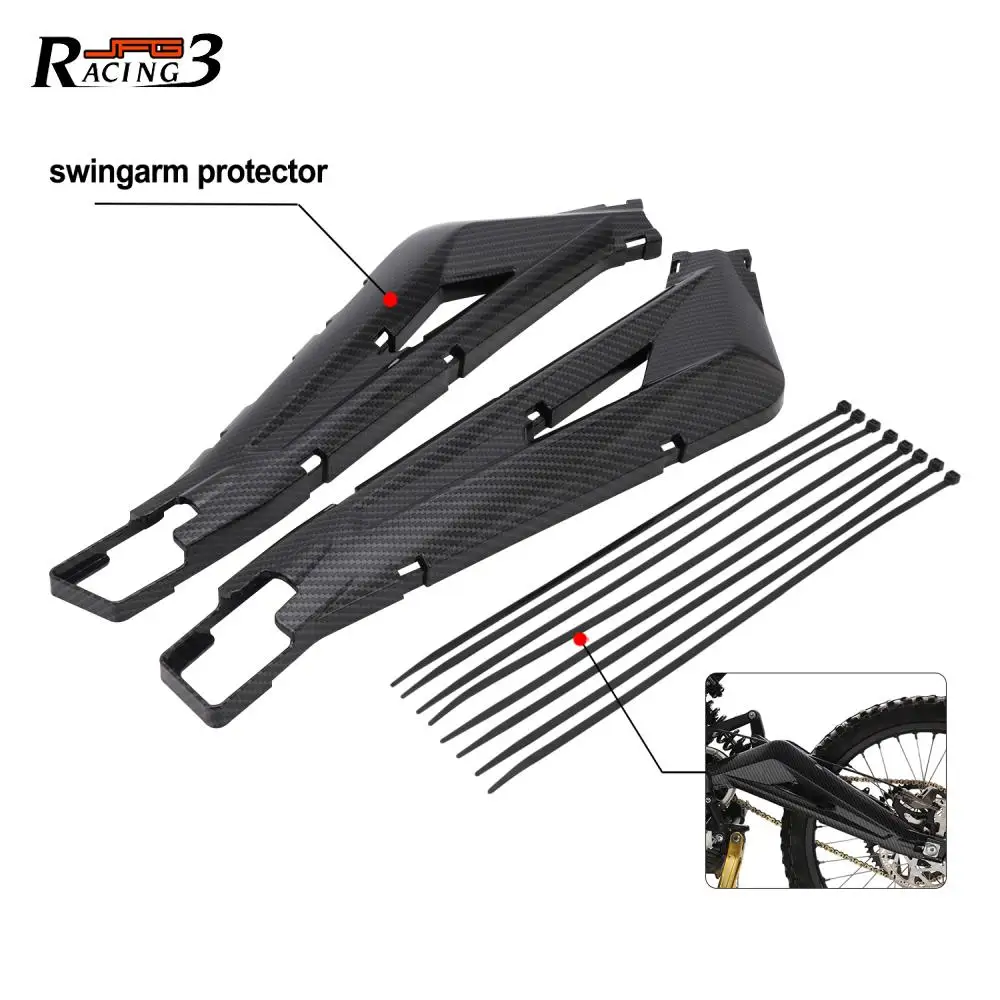 For Surron Light Bee S X Off-Road Electric Vehicle Cross-country Bike Motorcycle PP Carbon Fiber Swingarm Swing Arm Protector