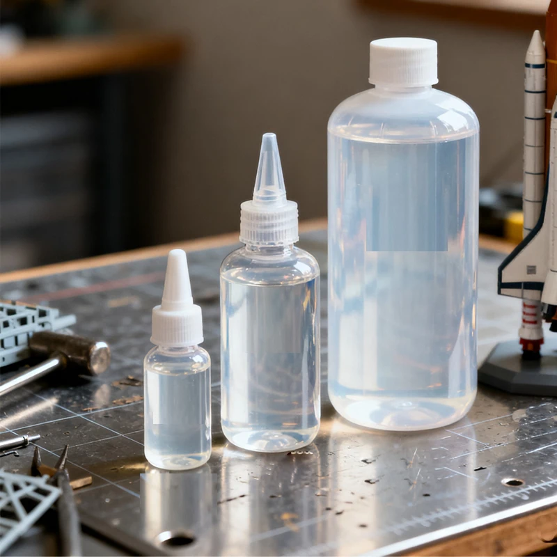 Bouteilles d'encre vides en plastique transparent de 10 à 100ml, avec couvercle à bouche tranchante, compte-gouttes à presser, récipient d'échantillon pour peinture, colle, Pigment, 10 pièces