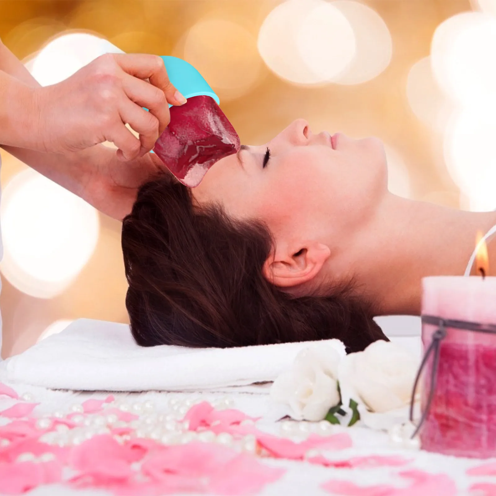 

Силиконовый массажер для лица, ролик для ухода за кожей вокруг глаз, ручной массажер-форма для льда для лица, головы и глаз, для снятия боли и улучшения кровообращения