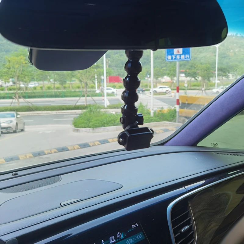 Car Holder for Walkie Talkie Bracket in Car Rearview Mirror Stand Mount for Two Way Radio