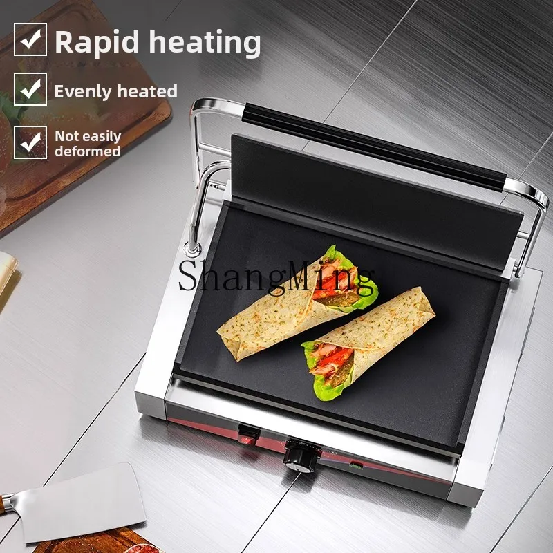 LXY electric heating pressure plate grilling furnace commercial upper and lower plane frying steak Sanming scones machine